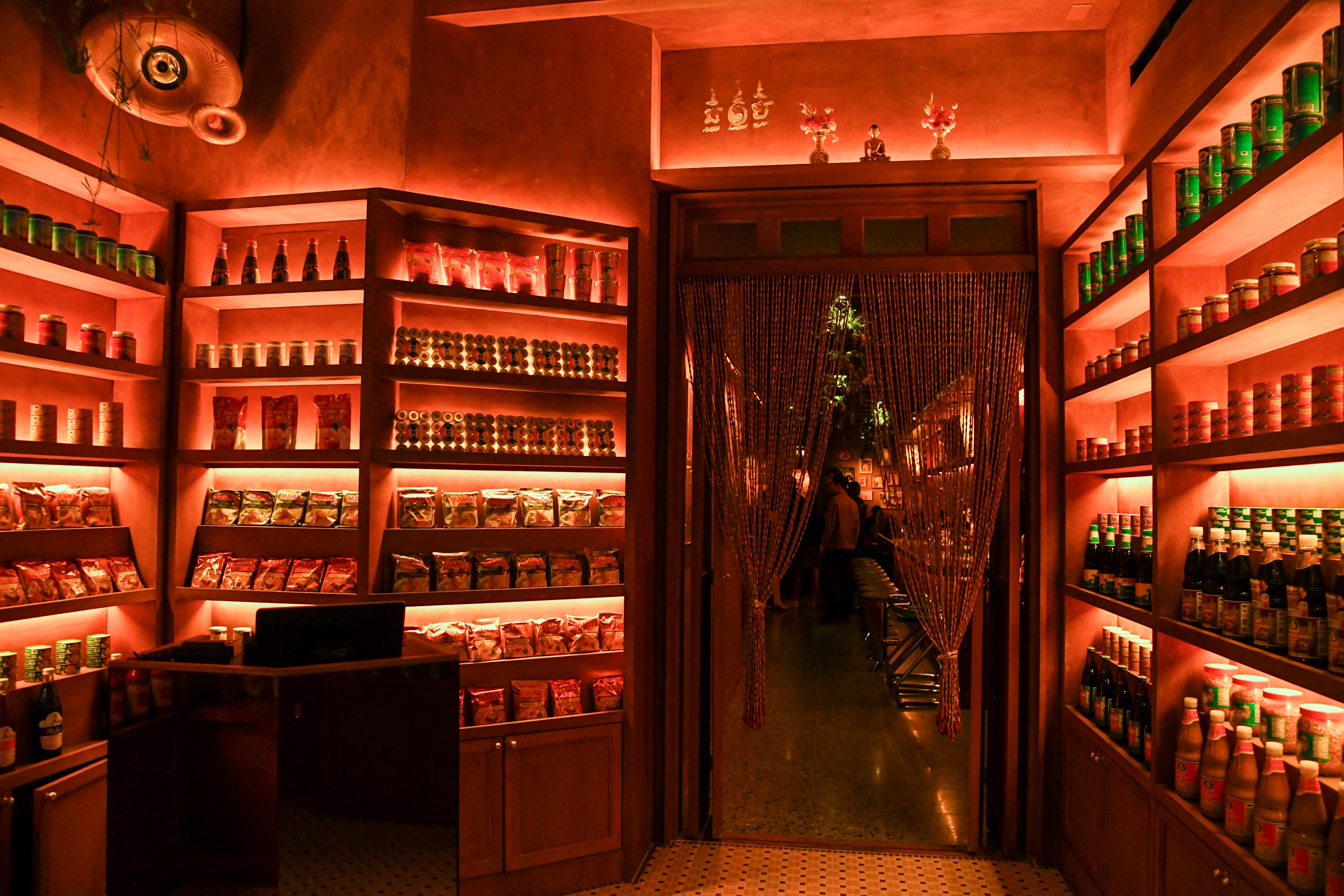 Logo on colored background