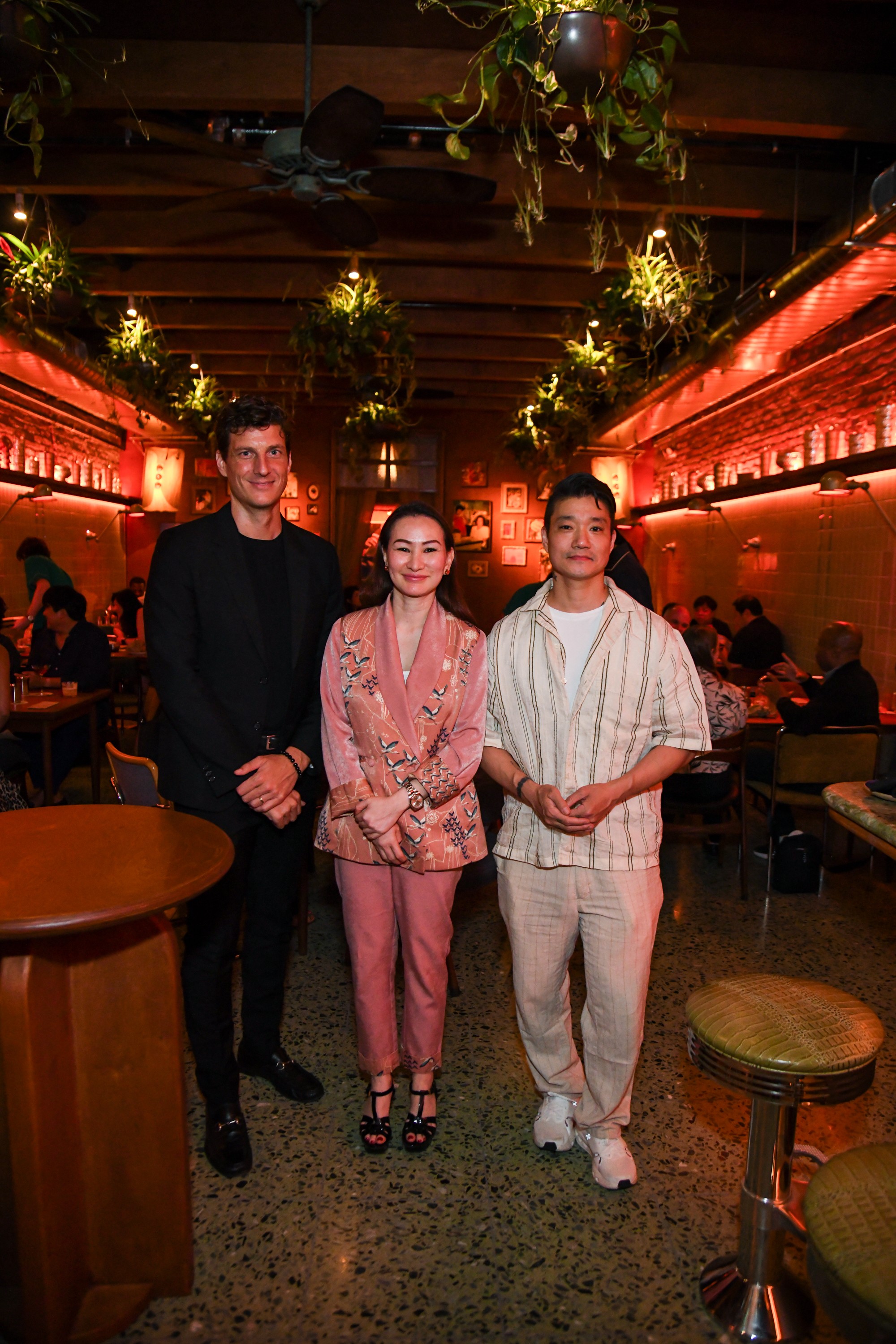 Logo on colored background