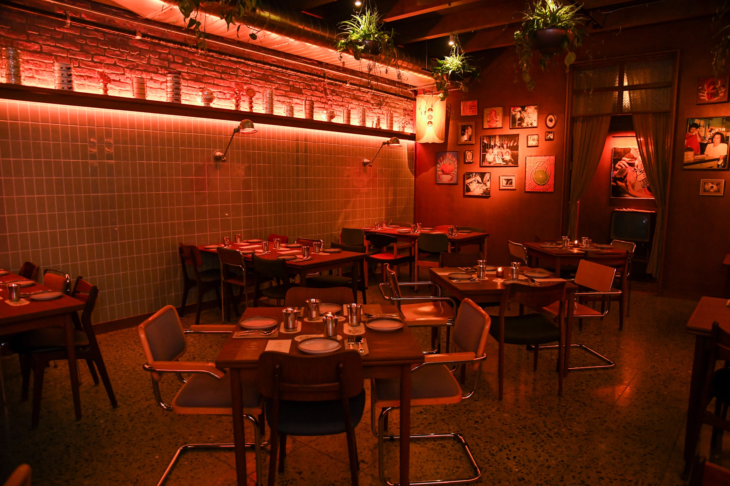 Logo on colored background